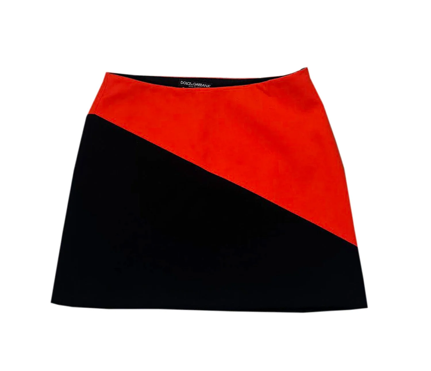 Dolce & Gabbana Orange / Black Skirt (Size 38) — RootsBK